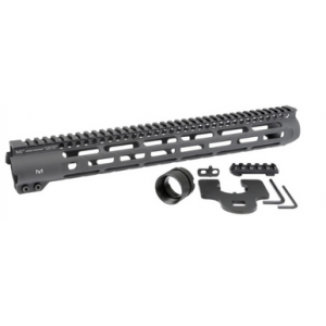 Midwest Industries Slim Line AR-15 Aluminum Handguard - Black | 15" | M-LOK