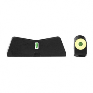 XS Sights DXT2 Big Dot Pistol Sights Yellow Glock 17/19/22/23/24/26/27/31