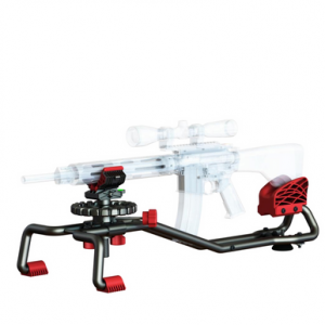Birchwood Casey BSR Bravo Shooting Rest Rifle Black/Red Steel 15 lbs