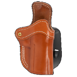 1791 Gunleather ORPDH24CBRR BH2.4 Optic Ready OWB 2.4 Classic Brown Leather Paddle Fits Walther PPQ/Sig P320/Springfield XD-M