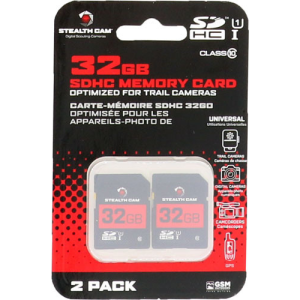 Stealth Cam STC32GB2PK SD Memory Card 32GB 2 Per Pkg