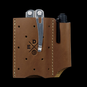1791 Gunleather ACDUOCHNA EDC Action Clip Duo OWB Chestnut Leather Belt Clip Ambidextrous