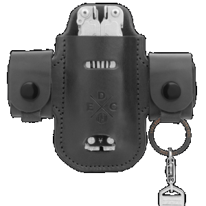 1791 Gunleather HDASSLBLKA EDC Heavy Duty Solo Action Snap OWB Black Leather Belt Loop Ambidextrous