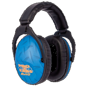 Pro Ears PE26UY010 ReVO Passive Muff 26 dB Over the Head Black w/Blue Diamond Plate Pattern Youth 1 Pair