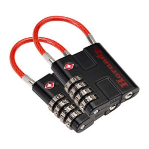 Hornady TSA Padlock with Cable 2 pack