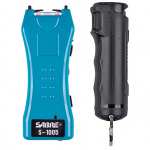 Sabre Pepper Spray and Stun Gun Defense Kit Teal