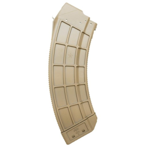 Century Arms US Palm AK30 Magazine 7.62x39 FDE Stainless Steel Latch Cage 30 Rounds - $17.53 at Shooting Surplus