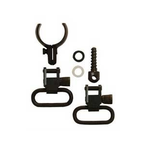GrovTec US Inc GTSW43 Swivel Set Tube .630"-.675" 1" Black Steel Rifle