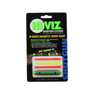 Hiviz M-Series Magnetic Front Sight 7/32 to 21/64 Green Red Litepipes for Shotgun Rib