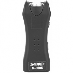 Sabre S1005BK Mini Stun Gun Black Includes Flashlight/Holster/Wrist Strap
