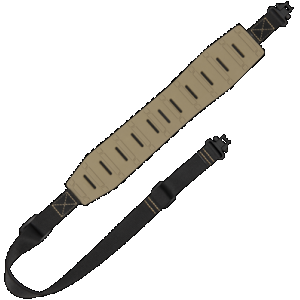 Allen 8530 KLNG Traction Rifle Sling w/Swivels Flat Dark Earth Rubber Adjustable Length 30" to 40.5", 3" Wide