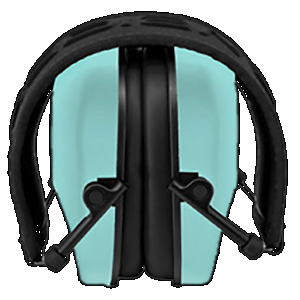 Radians VXP820BX Vertex Passive Earmuff 23 dB Over the Head Aqua Blue/Black
