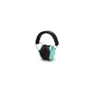 Pyramex VGPM8063C Venture Gear V80 Muff Foam 26 dB 32 dB Over the Head Orange Black/Teal Adult 1 Pair