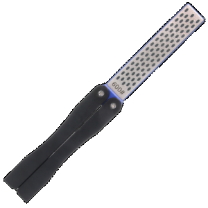 Cold Steel CSKSDSDW Double Sided Knife Sharpener Black Folding Diamond Sharpener Coarse/Fine