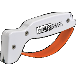 AccuSharp 007C AugerSharp Sharpener Diamond Tungsten Carbide Sharpener White/Orange