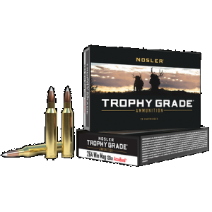 NOSLER Trophy Grade Rifle Ammunition 264 Win. Mag. 130 Gr. Ab Sp 20 Rd.