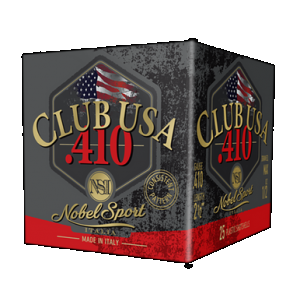 NOBEL/EUROSPORTS Llc Ans4128 Club Usa 410gauge 2.50" 1/2oz 8shot 25 Rounds 837913001707 EPANS4128