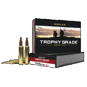 NOSLER Trophy Grade Long Range Rifle Ammunition 270 Wby Mag 150 Gr. Ablr Sp 20 Rd.