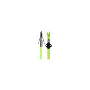 Muzzy Classic Fish Arrow Chartreuse with Gar Point