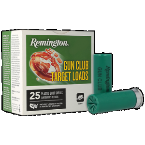REMINGTON Ammunition 20248 Gun Club 12gauge 2.75" 1 1/8oz 9shot 25 Rounds