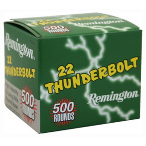 REMINGTON Thunderbolt 22 Long Rifle Lead Solid 40 Grain 500 Rounds