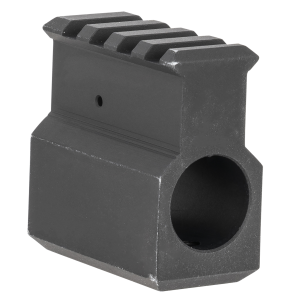Lbe Unlimited LBE Unlimited ARRGBUH Railed Gas Block Upper Receiver Height AR Platform Black Anodized Aluminum - $26.21 at Shooting Surplus