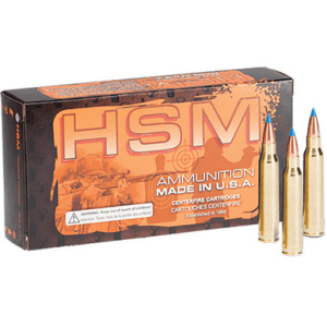 HSM Varmint Rifle Ammunition 22-250 Rem. V-max 50 Gr. 20 Rd.
