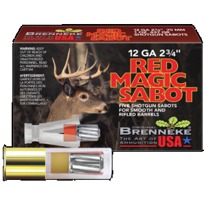 Brenneke Red Magic Sabot Slugs 12 ga. 2 3/4 in. 1 oz. 5 rd.