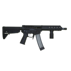 Wraithworks WARSCORP9 Side-charging AR SBR - Black | 9mm | 8.5" Barrel | 7" M-LOK Rail | Accepts Scorpion Mags | BCM Stock - Wraithworks