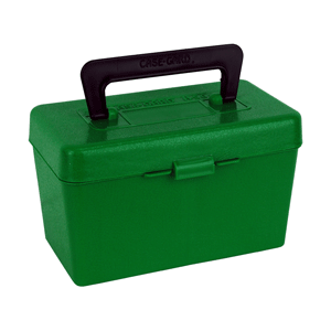 Mtm MTM Deluxe Handled Rifle Ammo Case Extra Large Green 50 rd. - $13.18 at Shooting Surplus