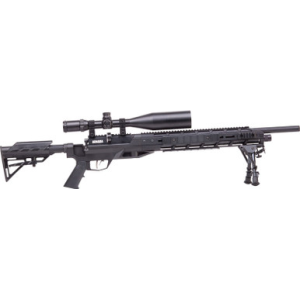 Benjamin BTAP22SX Tactical Armada PCP 22 Pellet 10+1 Shot Black Black Receiver Black M4 Telescopic Stock Scope 4-16x50mm AO