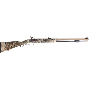 Traditions R3980525 ShedHorn 50 Cal Musket 26" Fluted, Stainless Barrel/Rec, Veil Wideland Synthetic Stock, Williams Fiber Optic Sights, Accelerator Breech Plug