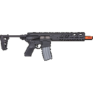Sig Sauer Airguns AIRPFMCXAEG MCX AEG Battery 6mm 120rd Shot Black Black Receiver Black 3 Position Adjustable Stock