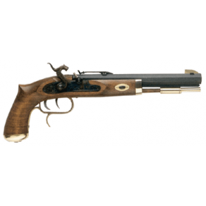 Traditions P1100 Trapper SAO 50 Cal #11 Percussion 9.75" 1rd Blued Frame & Barrel Hardwood Grip