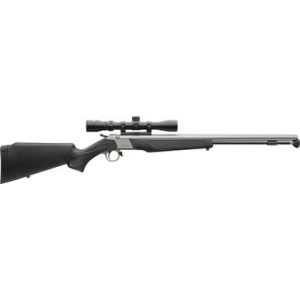 CVA Wolf V2 Muzzleloader Package .50 Cal 26 in. Black/Stainless w/KonusPro 3-9x32