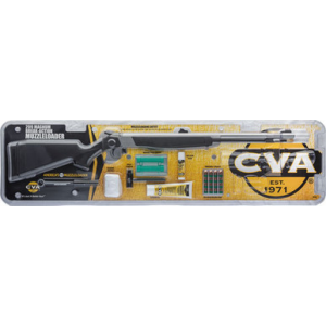 CVA Wolf V2 Muzzleloader 50 Cal 24 in. Black/Stainless w/accessories outfit