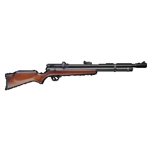 Beeman 1327 Chief II Pre-Charged Pneumatic 177 Pellet 10+1 Shot Black Black Receiver European Hardwood