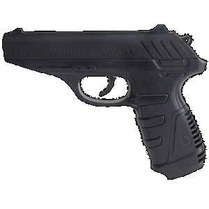 Gamo 611138054 P-25 Blowback Air Pistol CO2 177 16+1 Black Textured Polymer Grips