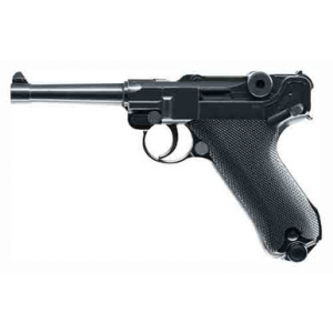 Umarex USA 2251800 Legends P.08 CO2 177 BB 21+1 4.60" Black Polymer Grips