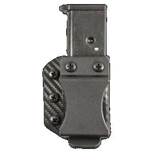 DeSantis Gunhide A100KJJJZ Persuader Mag Pouch Double Stack IWB/OWB Black Kydex Belt Clip Ambidextrous