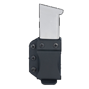 DeSantis Gunhide A100KJKKZ0 Persuader Mag Pouch IWB/OWB Black Kydex Belt Clip Compatible w/ Sig P365, Kimber R7 Mako Ambidextrous
