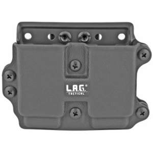 L.A.G. Tactical MCS Double Magazine Carrier 9/40 Full Size Kydex Black