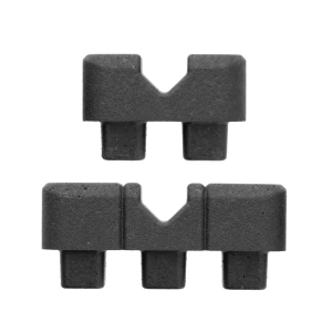 Magpul Magpul MAG1367-BLK DAKA Block Kit V-Block, Includes Double V-Block (2) & Triple V-Blocks (2), Black Polypropylene, Fits Magpul DAKA Cases/Organizer Systems - $15.10 at Shooting Surplus