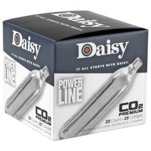 Daisy 997025604 Powerline CO2 Cylinder 12gram 25/Pack