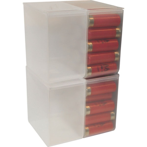 Mtm MTM Case-Gard SS2500 Shotshell Box 12 Gauge Clear Polypropylene 4 Pack - $5.24 at Shooting Surplus