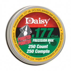 Daisy 987777406 PrecisionMax Premium 177 Lead Pointed Field Pellet 250/Tin