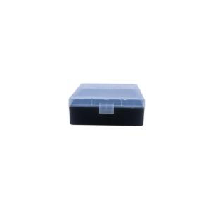 Berry's 15382 Ammo Box 38Special/357Mag Clear/Black Plastic 100rd