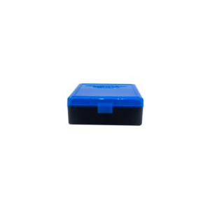Berry's 95182 Ammo Box 38Special/357Mag Blue/Black Polypropylene 100rd