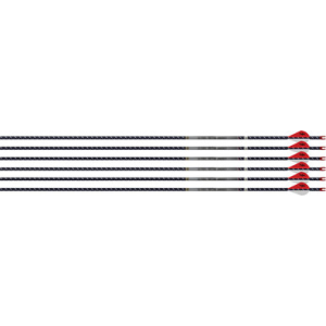 Easton 4mm Full Metal Jacket Arrows 400 Blazer Vanes 6 pk.