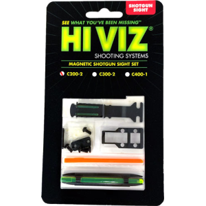 HIVIZ Ultra Narrow Magnetic Shotgun Front/Rear Shotgun Rib 11/64 to 17/64 Green Orange Litepipess